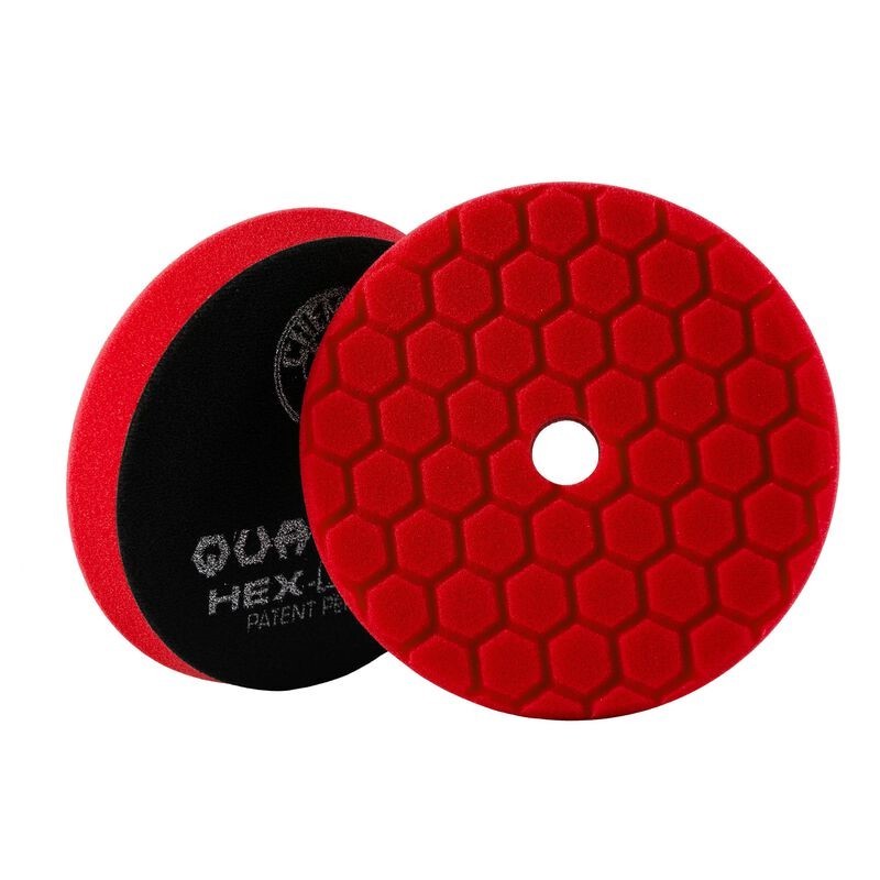 Chemical Guys Hex-Logic Quantum Ultra-Fine Finishing Pad - Red - 6.5in (P12)
