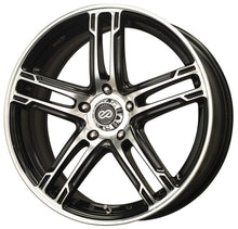 Carregar imagem no visualizador da galeria, Enkei FD-05 15x7 5X114.3 38mm Offset 72.62 Bore Dia Black Machined Wheel
