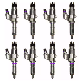 Exergy 01-04 Chevy Duramax LB7 Reman 500% Over Injector w/Internal Modification (Set of 8)