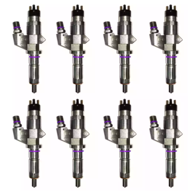 Exergy 01-04 Chevy Duramax LB7 Reman SAC 60% Over Injector (Set of 8)