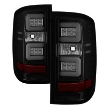 Carregar imagem no visualizador da galeria, Spyder Chevy Silverado 16-17 Light Bar LED Tail Lights - Black Smoke ALT-YD-CS16-LED-BSM