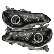 Carregar imagem no visualizador da galeria, Spyder Subaru BRZ 12-14 Projector Headlights- DRL LED Black PRO-YD-SUBRZ12-BK