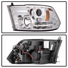 Carregar imagem no visualizador da galeria, Spyder Dodge Ram 09-12 Projector Headlights Light Bar DRL Chrome PRO-YD-DR09-LBDRL-C