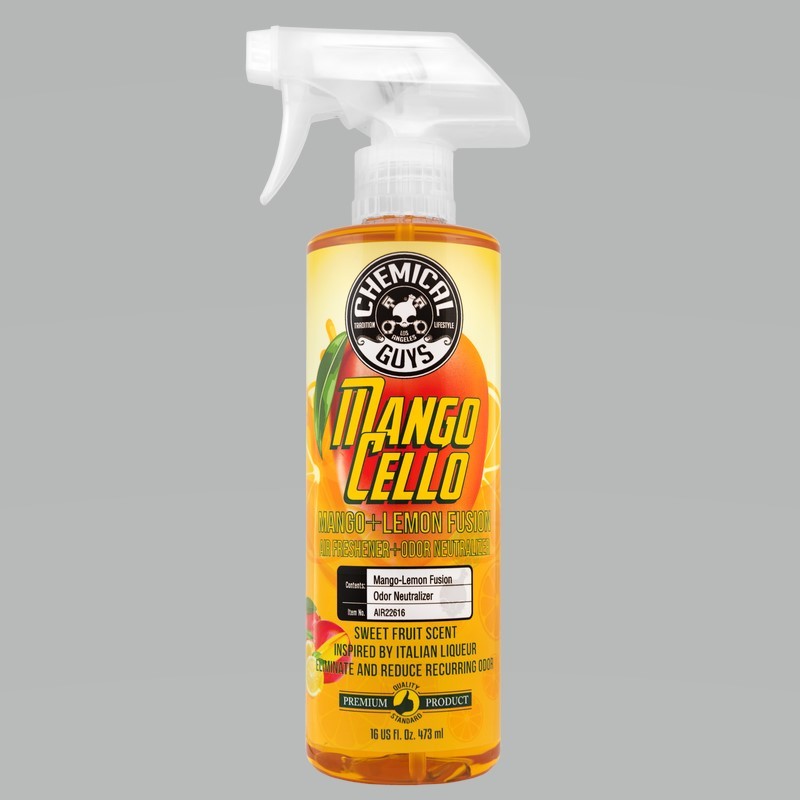 Chemical Guys Mangocello Mango Lemon Fusion Air Freshener & Odor Eliminator - 16oz (P6)