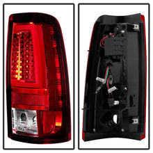 Carregar imagem no visualizador da galeria, Spyder Chevy Silverado 1500/2500 03-06 Version 2 LED Tail Lights - Red Clear ALT-YD-CS03V2-LED-RC