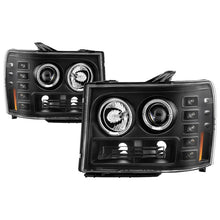 Carregar imagem no visualizador da galeria, Spyder GMC Sierra 1500/GMC Sierra Denali 08-13 Projector LED Halo- LED All Blk PRO-YD-GS07-HL-BKV2