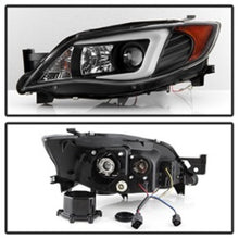 Carregar imagem no visualizador da galeria, Spyder Subaru WRX 08-09 Projector Headlights - HID Model Only - Black PRO-YD-SWRX08-HID-LBDRL-BK