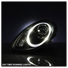 Carregar imagem no visualizador da galeria, Spyder Porsche Cayman 05-08 Headlights - Halogen Model Only - Black PRO-YD-P98705-HID-DRL-BK