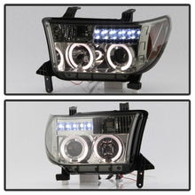 Carregar imagem no visualizador da galeria, Spyder Toyota Tundra 07-13 Projector Headlights LED Halo LED Smke PRO-YD-TTU07-HL-SM