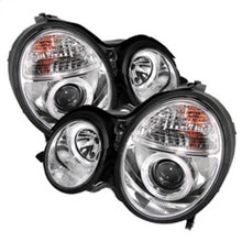 Carregar imagem no visualizador da galeria, Spyder Mercedes Benz E-Class 00-02 Projector Headlights LED Halo Chrm PRO-YD-MBW21099-HL-C