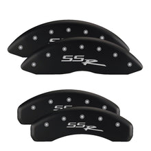 Carregar imagem no visualizador da galeria, MGP 4 Caliper Covers Engraved Front Block/Challenger Engraved Rear Vintage Style/RT Blk fnsh slvr ch