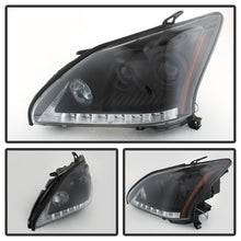 Carregar imagem no visualizador da galeria, Spyder Lexus RX330 2004-2006 Projector Headlights Halogen Model- DRL LED Blk PRO-YD-LRX35004-DRL-BK
