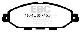 EBC 12-13 Infiniti JX35 3.5 Ultimax2 Front Brake Pads
