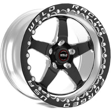 Load image into Gallery viewer, Weld S71 17x10 / 5x5mm BP / 7.2in. BS Black Wheel 3.1 ID (High Pad) - Non-Beadlock