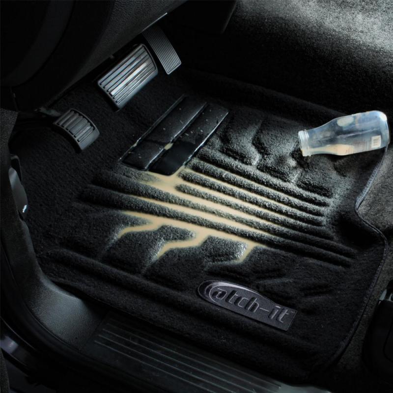 Lund 02-06 Toyota Camry Catch-It Carpet Rear Floor Liner - Black (2 Pc.)