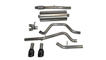 Carregar imagem no visualizador da galeria, Corsa 14 GMC Sierra/Chevy Silv 1500 Crew Cab/Short Bed 5.3L V8 Black Sport Dual Rear CB Exhaust