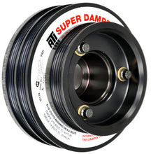 Carregar imagem no visualizador da galeria, ATI Damper - 5.67in - Alum - (2) 4 Grv - Nissan RB26 - R33 34 - 1Pc - w/Power Steering Pulley