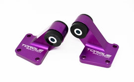 Torque Solution 03-06 Suportes de diferencial traseiro Mitsubishi EVO VII-IX Billet - Roxo