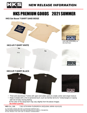 Carregar imagem no visualizador da galeria, HKS A/R T-SHIRT M/WHITE