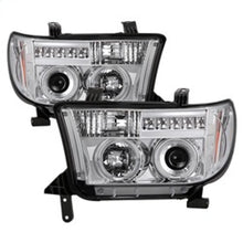 Carregar imagem no visualizador da galeria, Spyder Toyota Tundra 07-13 Projector Headlights LED Halo LED Chrm PRO-YD-TTU07-HL-C
