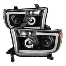 Carregar imagem no visualizador da galeria, Xtune Toyota Tundra 07-13 LED Light Bar Projector Headlights Black PRO-JH-TTU07-LED-BK