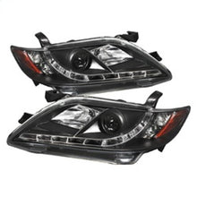 Carregar imagem no visualizador da galeria, Spyder Toyota Camry 07-09 Projector Headlights DRL Black High H1 Low H7 PRO-YD-TCAM07-DRL-BK