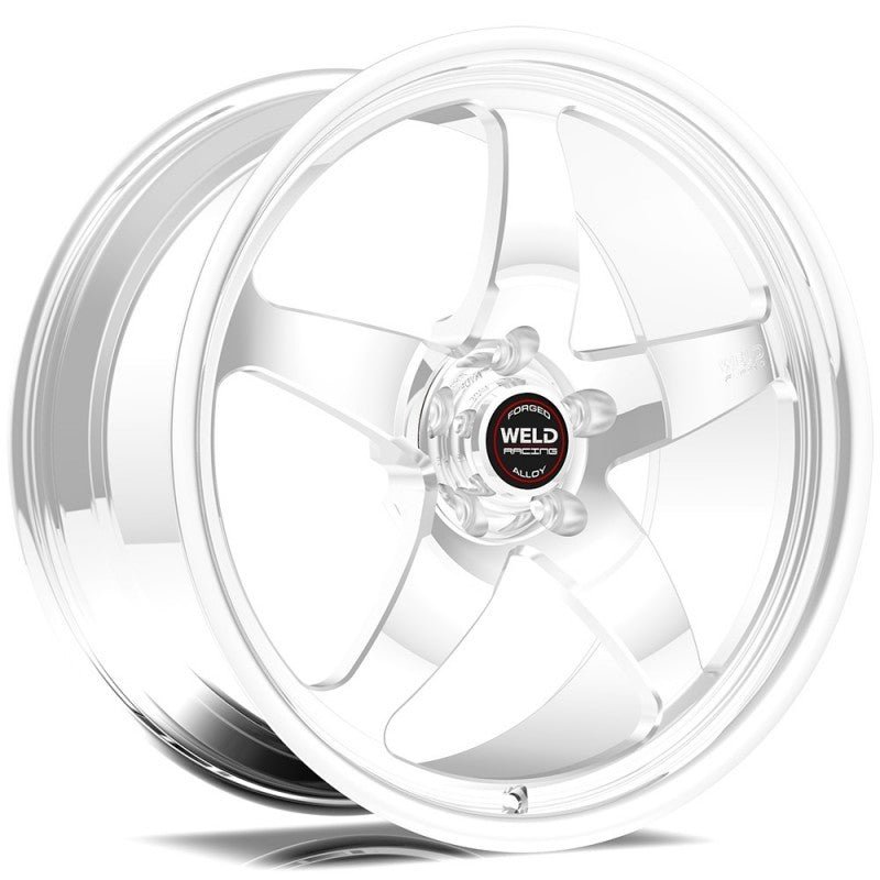 Weld S71 15x15.33 / 5x4.75 BP / 4.5in. BS Polished Wheel (Medium Pad) - Polished Single Beadlock