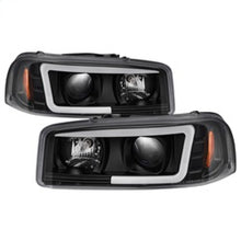 Carregar imagem no visualizador da galeria, Spyder GMC Sierra 1500/2500/3500 99-06 V2 Projector Headlights - DRL - Black PRO-YD-CDE00V2-LB-BK