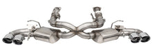 Carregar imagem no visualizador da galeria, Corsa 2020 Corvette C8 3in Valved Cat-Back 4.5in Pol Quad Tips - Fits Factory Perf Exhaust w/ AFM