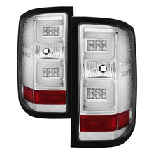 Carregar imagem no visualizador da galeria, Spyder Chevy Silverado 2016-2017 Light Bar LED Tail Lights - Chrome ALT-YD-CS16-LED-C