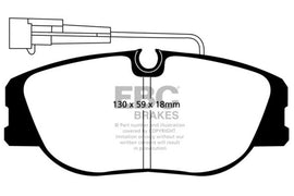 EBC 92-98 Alfa Romeo 155 2.0 Turbo Redstuff Front Brake Pads