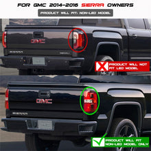 Carregar imagem no visualizador da galeria, Spyder GMC Sierra 14-16 LED Tail Lights Black Smoke ALT-YD-GS14-LBLED-BSM