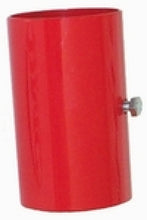 Carregar imagem no visualizador da galeria, BMC Aluminum Connector Pipe w/Threaded Support Pin 80mm Diameter / 100mm Length (1.5mm Thickness)