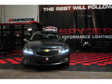 Carregar imagem no visualizador da galeria, Spyder Chevy Cruze 11-14 Projector Headlights LED Halo -DRL Blk High H1 Low H7 PRO-YD-CCRZ11-DRL-BK