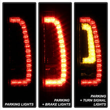Carregar imagem no visualizador da galeria, Spyder Chevy Suburban/Tahoe 07-14 V2 - Light Bar LED Tail Lights - Black ALT-YD-CSUB07V2-LED-BK