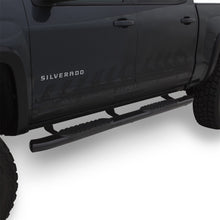 Carregar imagem no visualizador da galeria, Lund 2019 Chevrolet Silverado 1500 Crew Cab 5in Oval Curved SS Nerf Bars - Black