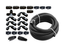 Carregar imagem no visualizador da galeria, Torque Solution Braided Fuel Line Kit for -6 Aeromotive FPR: Subaru WRX 02-14 / Subaru STI 07-18