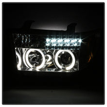 Carregar imagem no visualizador da galeria, Spyder Toyota Tundra 07-13 Projector Headlights LED Halo LED Chrm PRO-YD-TTU07-HL-C