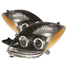 Carregar imagem no visualizador da galeria, Spyder Toyota Yaris 06-08 2DR Projector Headlights LED Halo- LED Blk PRO-YD-TYA06-HL-BK