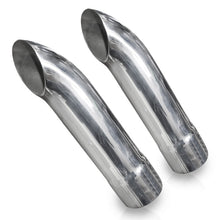 Carregar imagem no visualizador da galeria, Stainless Works Short Turn Down Tips- 2 1/2in ID Inlet 2 1/2in Body