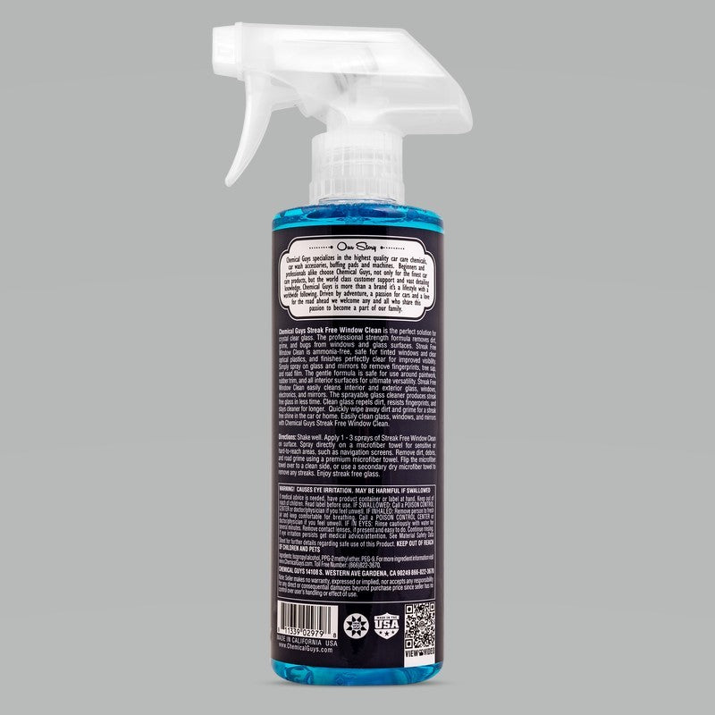 Chemical Guys Streak Free Window Clean Glass Cleaner - 16oz (P6)