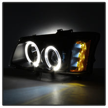 Carregar imagem no visualizador da galeria, Spyder Chevy Silverado 1500 03-06 Projector LED Halo LED Amber Reflctr Blk PRO-YD-CS03-AM-BK