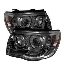 Carregar imagem no visualizador da galeria, Spyder Toyota Tacoma 05-11 Projector Headlights LED Halo LED Smoke High H1 Low H1 PRO-YD-TT05-HL-SM