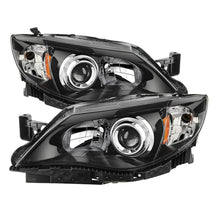 Carregar imagem no visualizador da galeria, Xtune Subaru Impreza Wrx 08-14 Halogen Models Only Headlights Black HD-JH-SI08-AM-BK