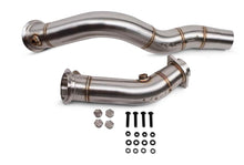 Load image into Gallery viewer, VRSF 3″ Cast Race Downpipes 15-19 BMW M3, M4 &amp; M2 Competition S55 F80 F82 F87
