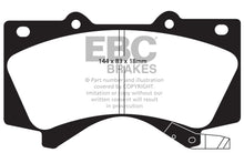 Carregar imagem no visualizador da galeria, EBC 08+ Lexus LX570 5.7 Greenstuff Front Brake Pads