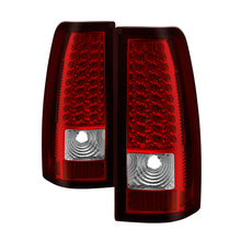 Carregar imagem no visualizador da galeria, Xtune Chevy Silverado 1500/2500/3500 99-02 LED Tail Lights Red Clear ALT-ON-CS99-LED-RC