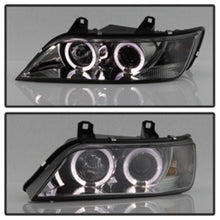 Carregar imagem no visualizador da galeria, Spyder BMW Z3 96-02 Projector Headlights LED Halo Smoke High H1 Low H1 PRO-YD-BMWZ396-HL-SM