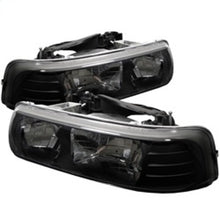 Carregar imagem no visualizador da galeria, Spyder Chevy Silverado 1500 99-02/Chevy Silverado 3500 01-02 Crystal Headlights Blk HD-YD-CSIL99-BK