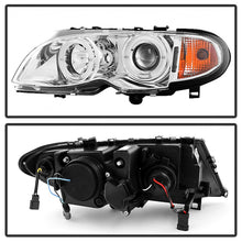 Carregar imagem no visualizador da galeria, Spyder BMW E46 3-Series 02-05 4DR Projector Headlights 1PC LED Halo Chrm PRO-YD-BMWE4602-4D-AM-C